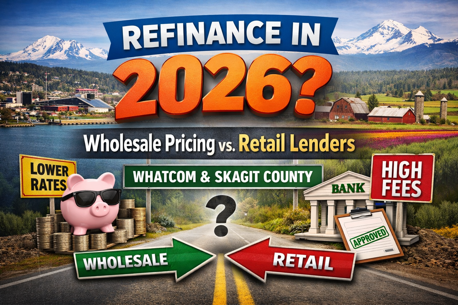 When Should You Refinance in 2026? Wholesale Pricing vs. Retail Lenders in Whatcom & Skagit County