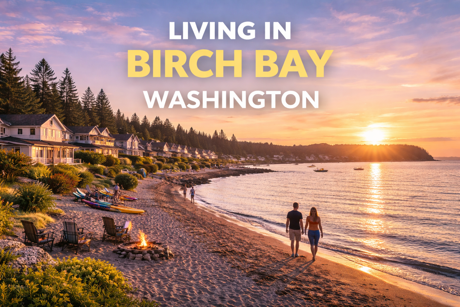 Living in Birch Bay Washington – coastal homes, beach access, and Salish Sea views