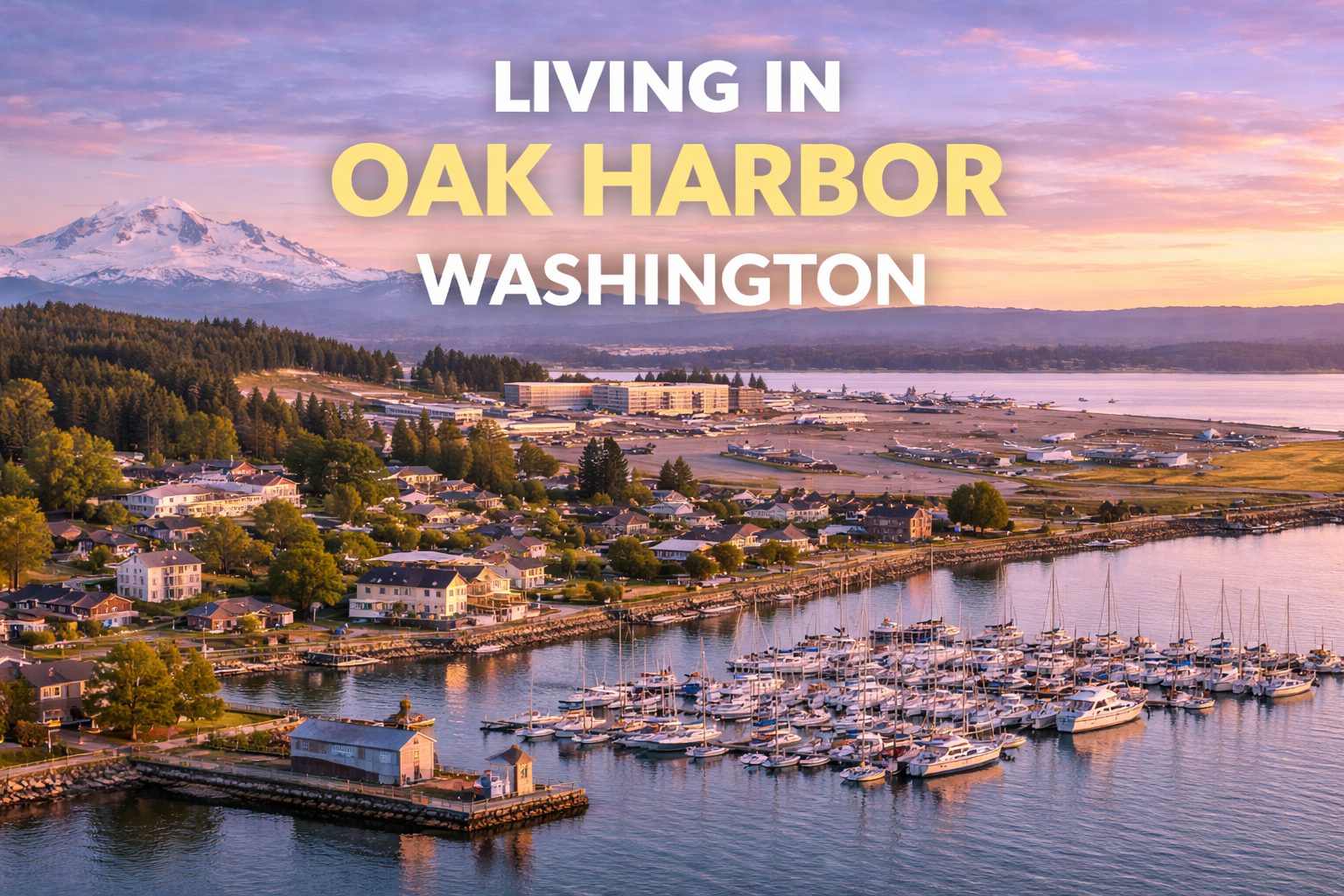 Living in Oak Harbor Washington – Whidbey Island, coastal neighborhoods, and military community